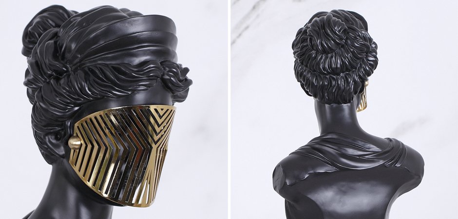 Статуэтка Bust Woman in Mask Статуэтка Bust Woman in Mask - Loft-Concept в Тюмени