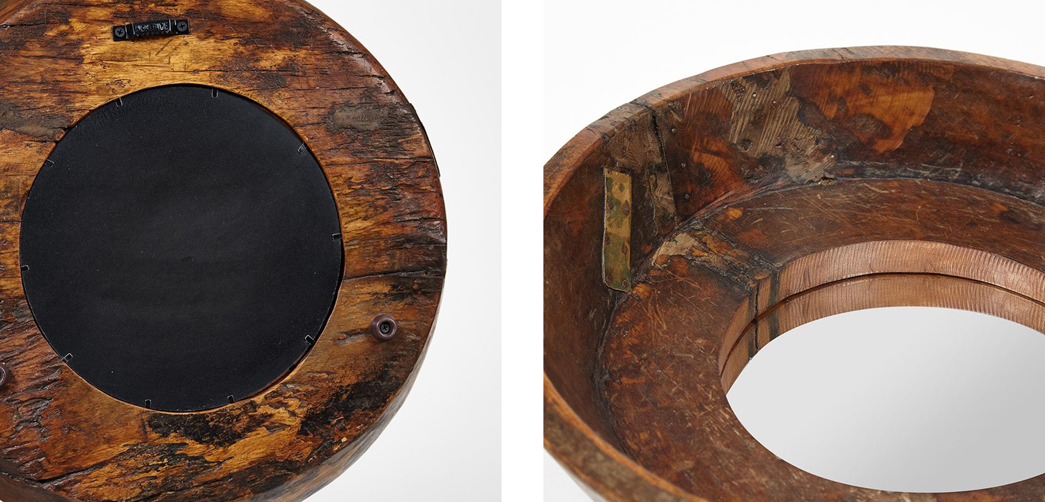 Зеркало Antique Indian Mango Wood Mirror - фото