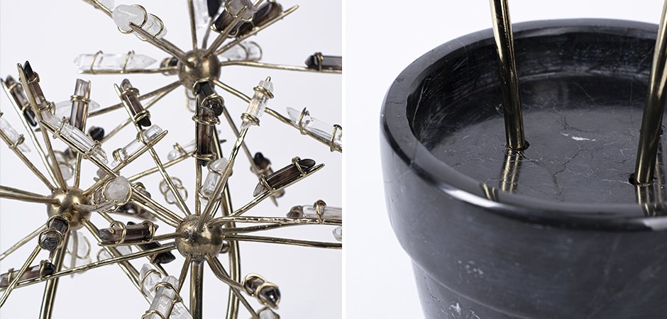 Статуэтка BAUBLE BLOSSOMS marble flower - фото №1