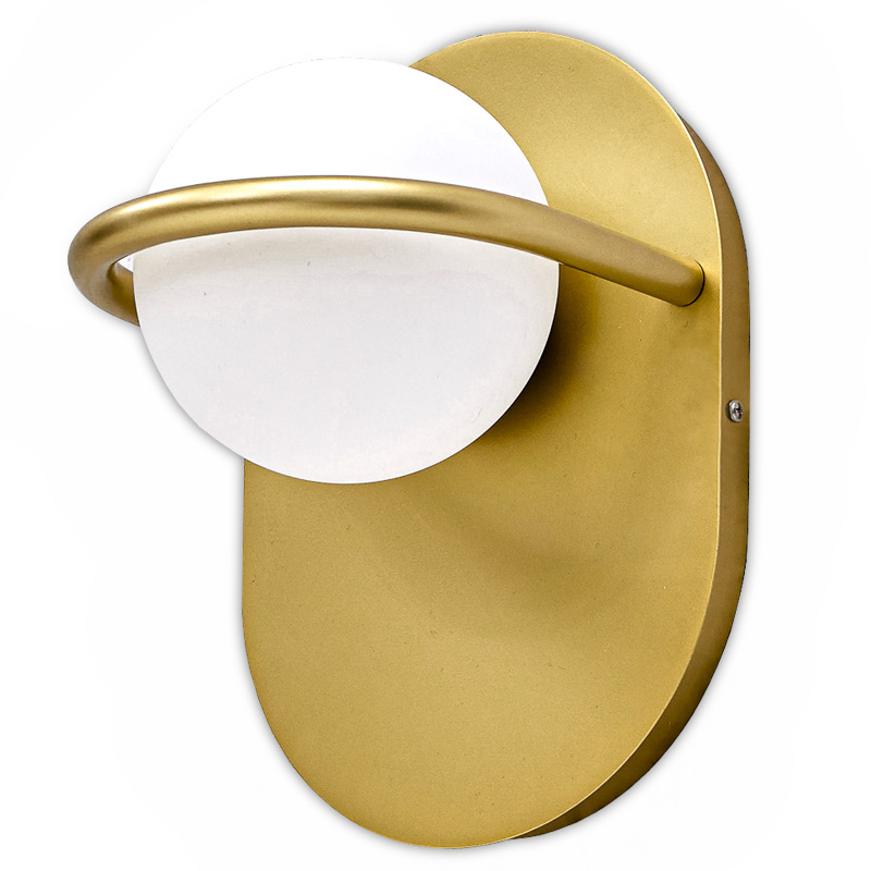 Бра Gold Holds Ball Sconces Золотой Белый Бра Gold Holds Ball Sconces Золотой Белый в Тюмени | Loft Concept