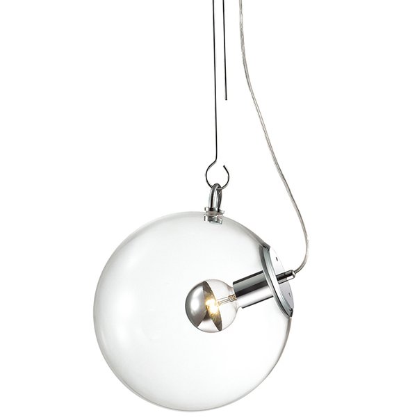 Подвесной светильник Miconos Pendant Хром Прозрачный Подвесной светильник Miconos Pendant Хром Прозрачный в Тюмени | Loft Concept