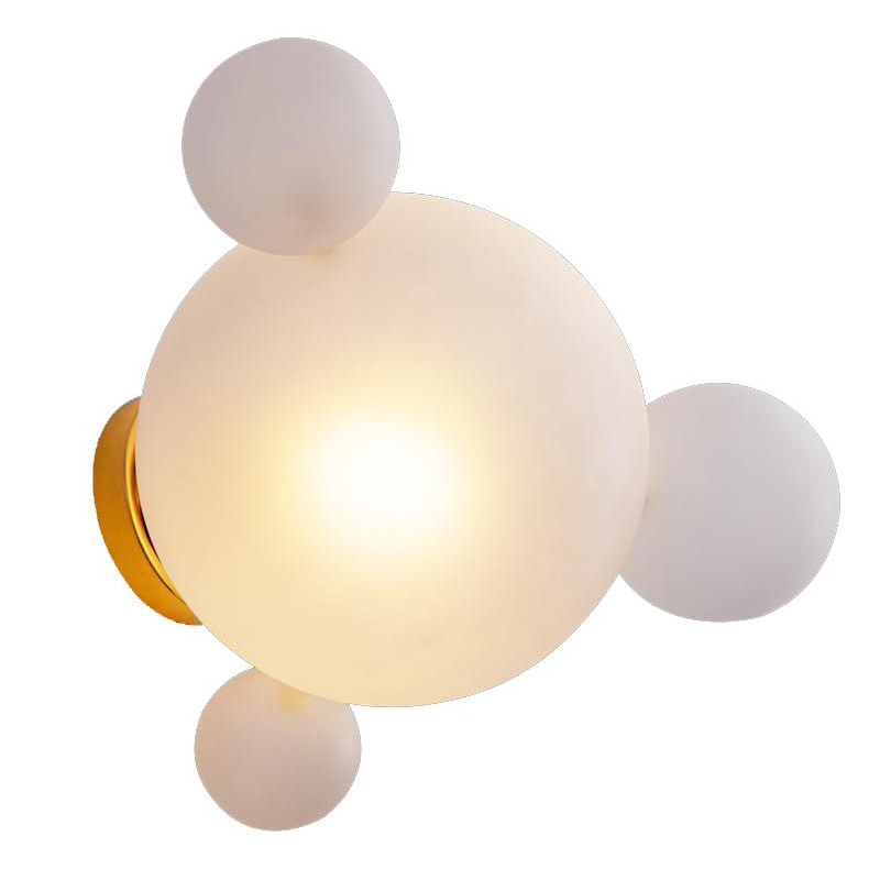 Бра Giopato & Coombes Bolle Wall 04 Bubbles white Белый Золотой Бра Giopato & Coombes Bolle Wall 04 Bubbles white Белый Золотой в Тюмени | Loft Concept