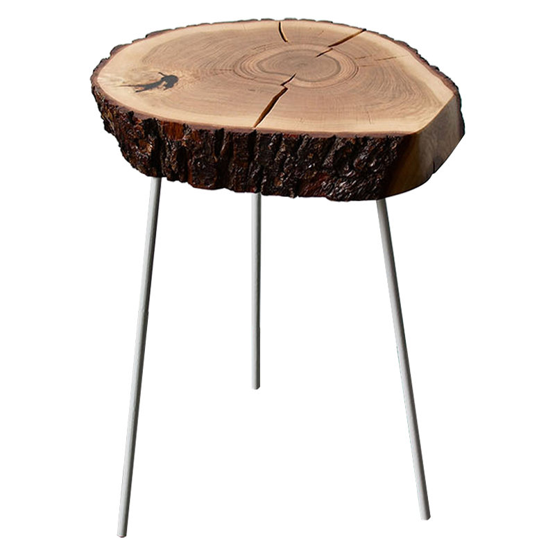Приставной стол Grant Industrial Metal Rust Side Table Светлый дуб Коричневый Черный Приставной стол Grant Industrial Metal Rust Side Table Светлый дуб Коричневый Черный в Тюмени | Loft Concept
