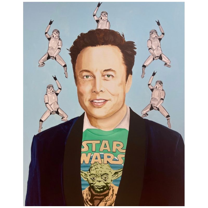 Картина Elon Musk Мульти Картина Elon Musk Мульти в Тюмени | Loft Concept