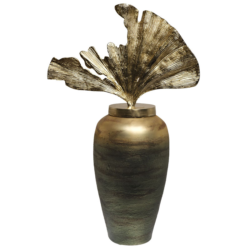 Ваза Huramiya Vase Золотой Зеленый смок Ваза Huramiya Vase Золотой Зеленый смок в Тюмени | Loft Concept