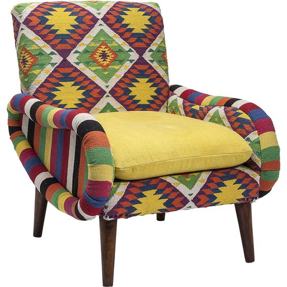 Кресло Ethnotica Kelim Chair Мульти Кресло Ethnotica Kelim Chair Мульти в Тюмени | Loft Concept