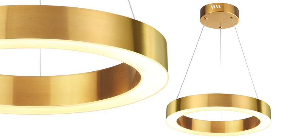 Люстра Gold Ribbon Ring Люстра Gold Ribbon Ring - Loft-Concept в Тюмени