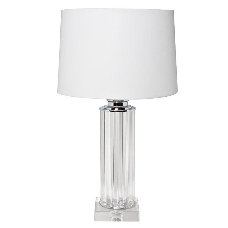 Настольная лампа Arlette Table Lamp Хром Светло-серый Настольная лампа Arlette Table Lamp Хром Светло-серый в Тюмени | Loft Concept