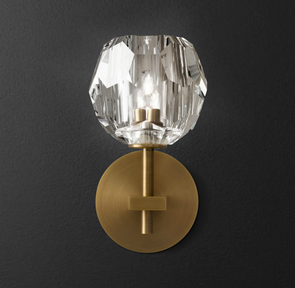 Бра RH Boule de Cristal Single Sconce Brass Латунь Бра RH Boule de Cristal Single Sconce Brass Латунь в Тюмени | Loft Concept