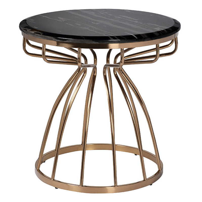 Приставной стол Buster Side Table Золотой Приставной стол Buster Side Table Золотой в Тюмени | Loft Concept