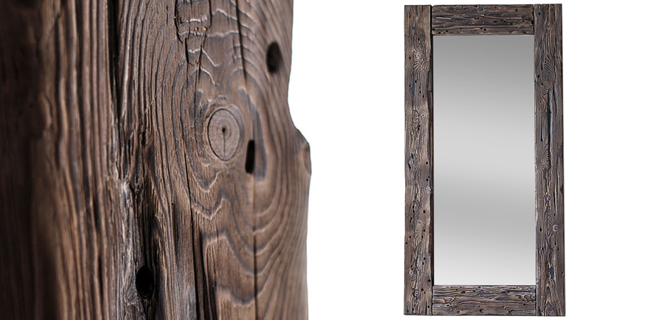 Зеркало Aged Wood Mirror Зеркало Aged Wood Mirror - Loft-Concept в Тюмени