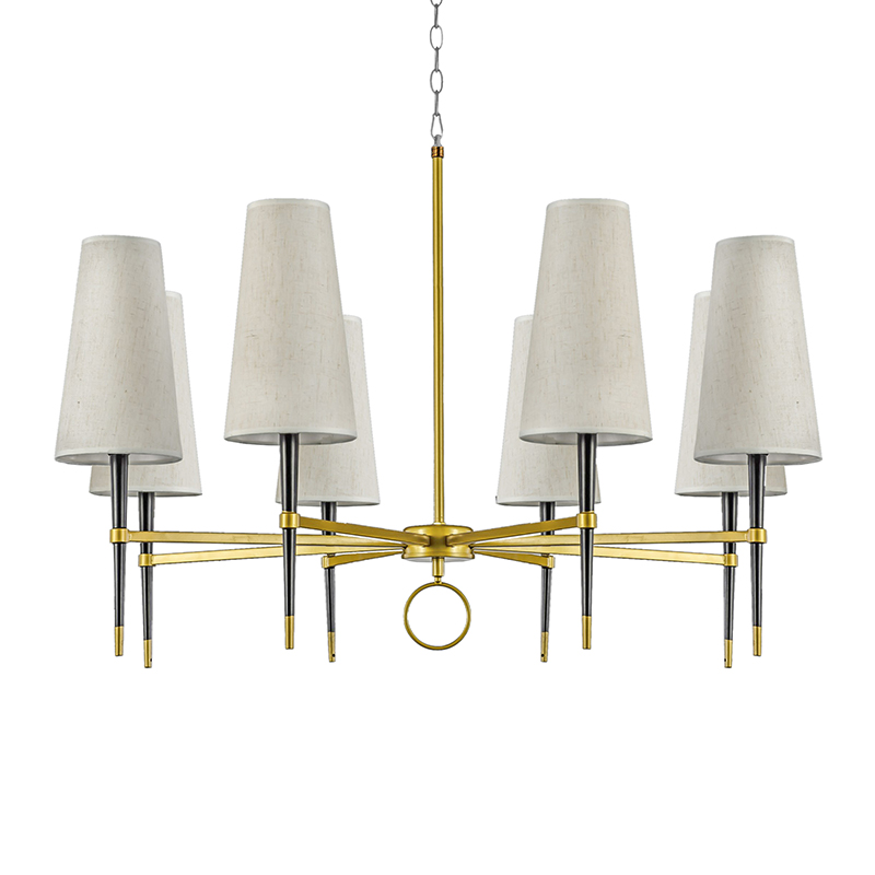 Люстра Lillian Loft Industrial Золотой Черный Белый Люстра Lillian Loft Industrial Золотой Черный Белый в Тюмени | Loft Concept