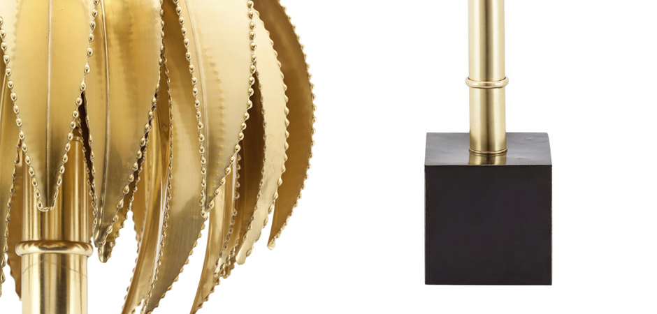 Настольная лампа TABLE LAMP PALMERY GOLD Настольная лампа TABLE LAMP PALMERY GOLD - Loft-Concept в Тюмени
