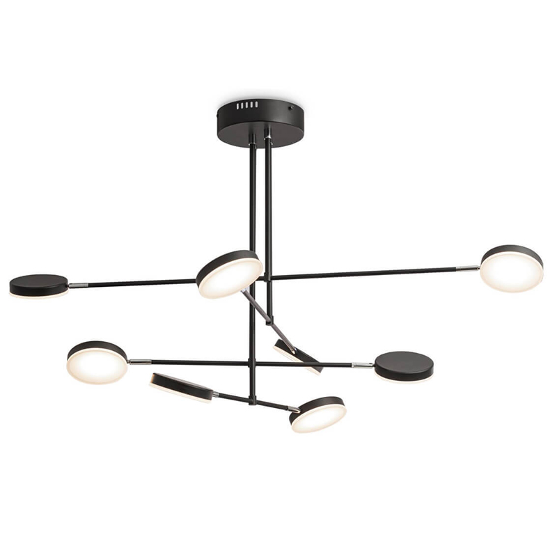 Люстра Maxine Light Chandelier 107 Черный Белый Люстра Maxine Light Chandelier 107 Черный Белый в Тюмени | Loft Concept