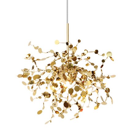 Люстра Terzani Argent Suspension Pendant lamp 40 Gold Глянцевое золото Люстра Terzani Argent Suspension Pendant lamp 40 Gold Глянцевое золото в Тюмени | Loft Concept