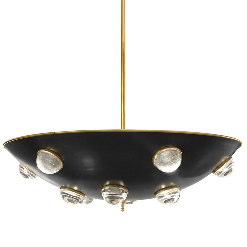 Люстра GLOBO DEMILUNE PENDANT Золотой Черный Люстра GLOBO DEMILUNE PENDANT Золотой Черный в Тюмени | Loft Concept