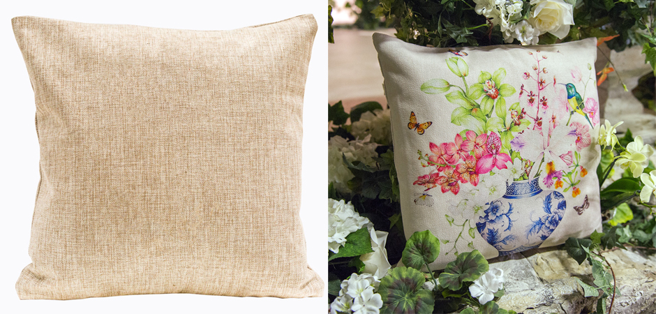 Декоративная подушка Orchids and Iris Pillow Декоративная подушка Orchids and Iris Pillow - Loft-Concept в Тюмени