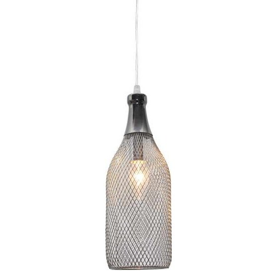 Подвесной светильник Loft Grid Pendant Tall Chrome Хром Подвесной светильник Loft Grid Pendant Tall Chrome Хром в Тюмени | Loft Concept