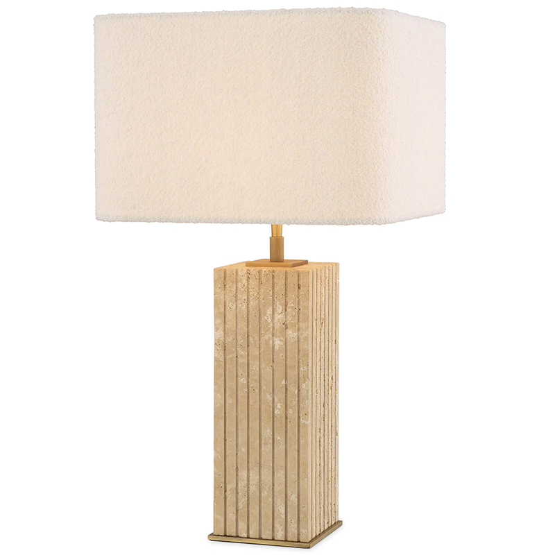 Настольная лампа Eichholtz Table Lamp Giova Square Бежево-серый Белый Настольная лампа Eichholtz Table Lamp Giova Square Бежево-серый Белый в Тюмени | Loft Concept
