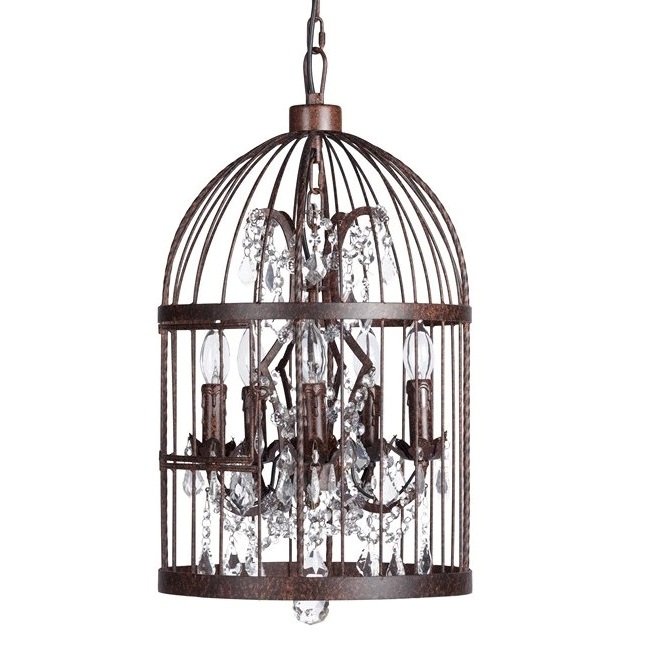 Люстра BirdCage Brown 35 Коричневый в Тюмени | Loft Concept 