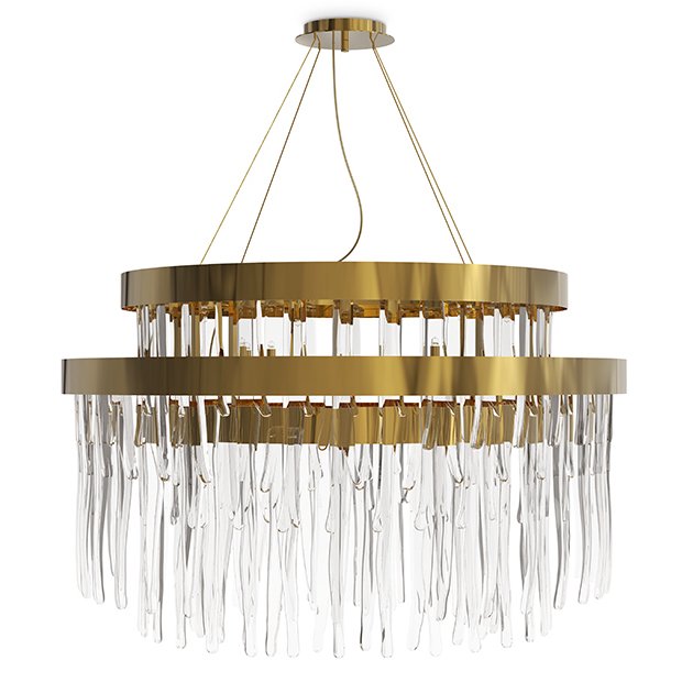 Люстра Luxxu Babel suspension Глянцевое золото Прозрачное Стекло Люстра Luxxu Babel suspension Глянцевое золото Прозрачное Стекло в Тюмени | Loft Concept