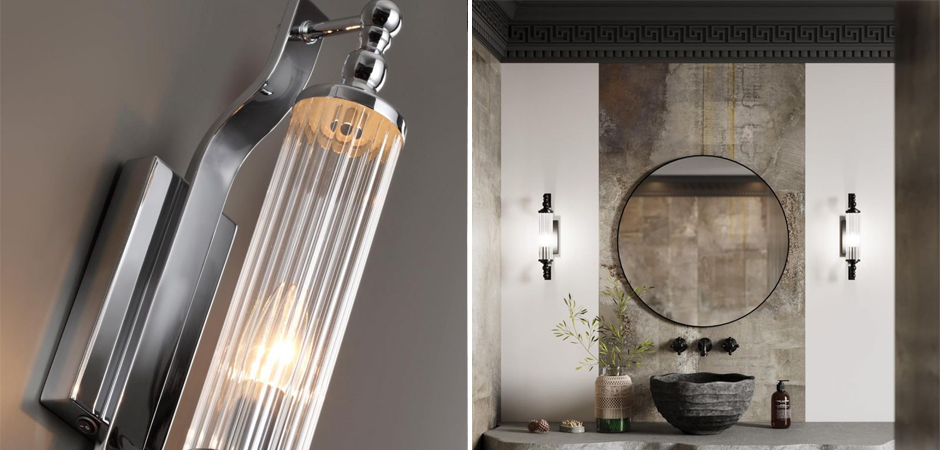 Бра Glass TUBE Серебристое Бра Glass TUBE Серебристое - Loft-Concept в Тюмени
