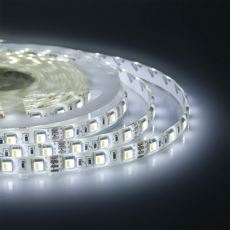 Светодиодная влагозащищенная лента 14,4W/m 60LED/m 5050SMD холодный белый/теплый белый 5M Белый Светодиодная влагозащищенная лента 14,4W/m 60LED/m 5050SMD холодный белый/теплый белый 5M Белый в Тюмени | Loft Concept