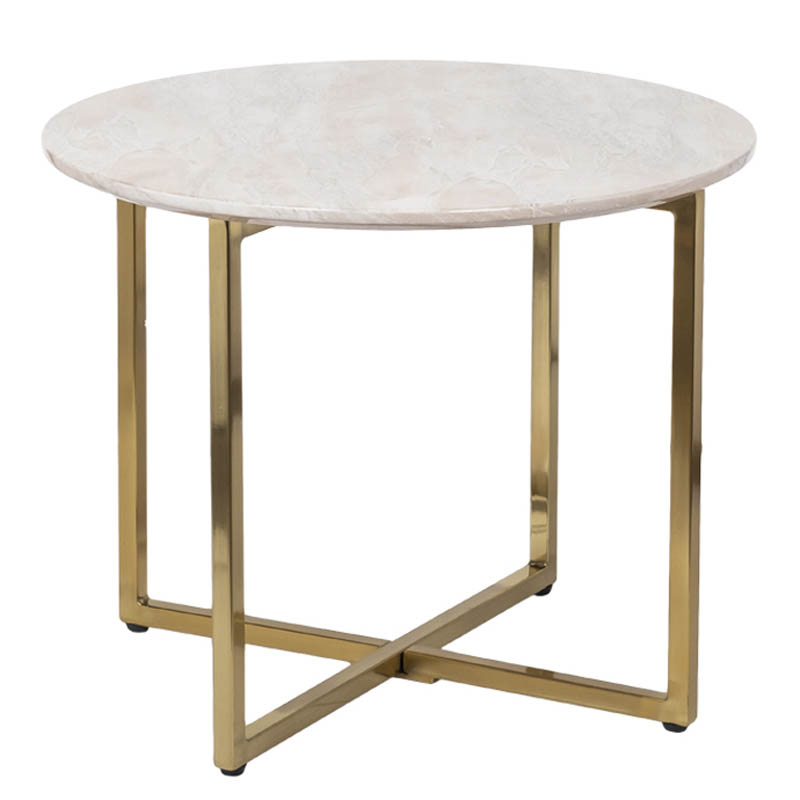 Приставной стол Esmond Side Table Латунь Приставной стол Esmond Side Table Латунь в Тюмени | Loft Concept