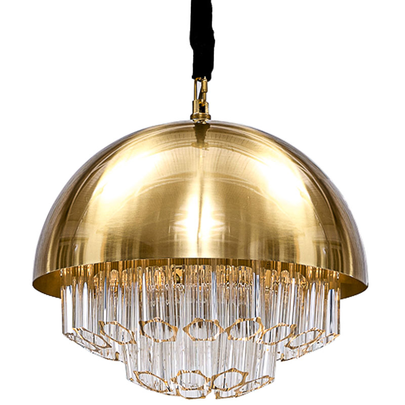 Люстра Erizzo Chandeliers Глянцевое золото Прозрачный Люстра Erizzo Chandeliers Глянцевое золото Прозрачный в Тюмени | Loft Concept