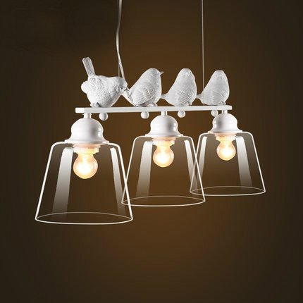 Люстра Provence Bird Pendant Line 3 Белый Люстра Provence Bird Pendant Line 3 Белый в Тюмени | Loft Concept