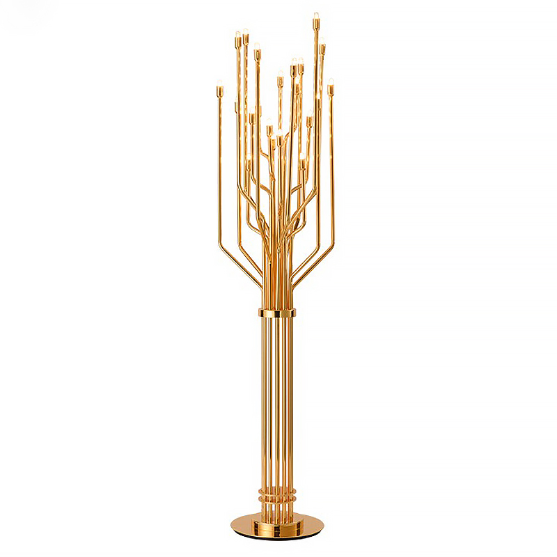 Торшер JANIS floor lamp Глянцевое золото Торшер JANIS floor lamp Глянцевое золото в Тюмени | Loft Concept