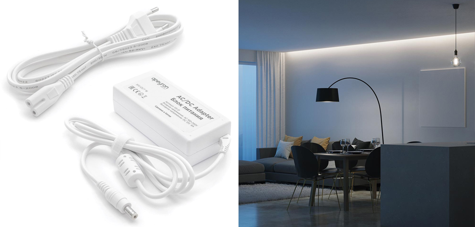 Комплект светодиодной ленты 14,4W/m 60LED/m 5050SMD холодный белый 1M Комплект светодиодной ленты 14,4W/m 60LED/m 5050SMD холодный белый 1M - Loft-Concept в Тюмени
