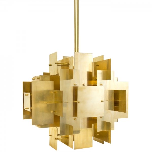 Люстра Jonathan Adler PUZZLE CHANDELIER Латунь Люстра Jonathan Adler PUZZLE CHANDELIER Латунь в Тюмени | Loft Concept