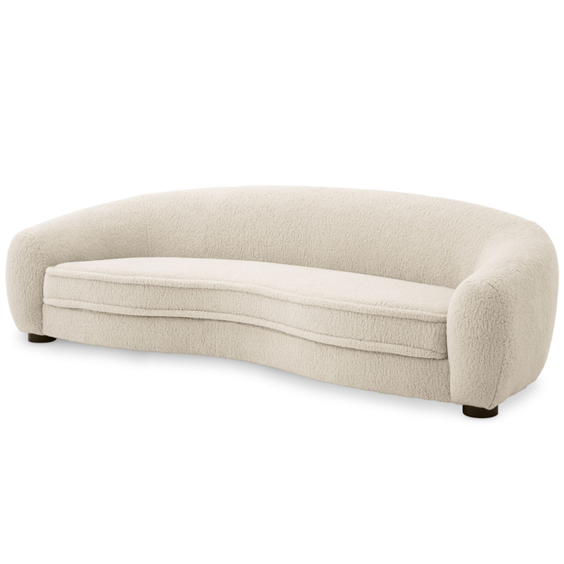Диван Eichholtz Sofa Freud cream Кремовый Черный Диван Eichholtz Sofa Freud cream Кремовый Черный в Тюмени | Loft Concept
