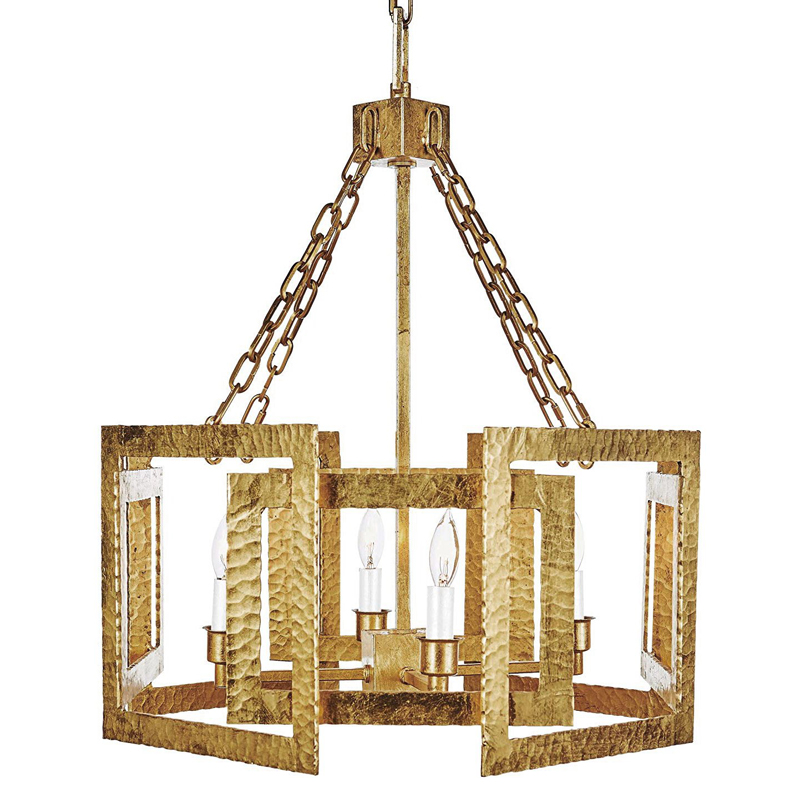 Люстра Textured Cage Pendant Lamp Gold Chandelier Золотой Люстра Textured Cage Pendant Lamp Gold Chandelier Золотой в Тюмени | Loft Concept