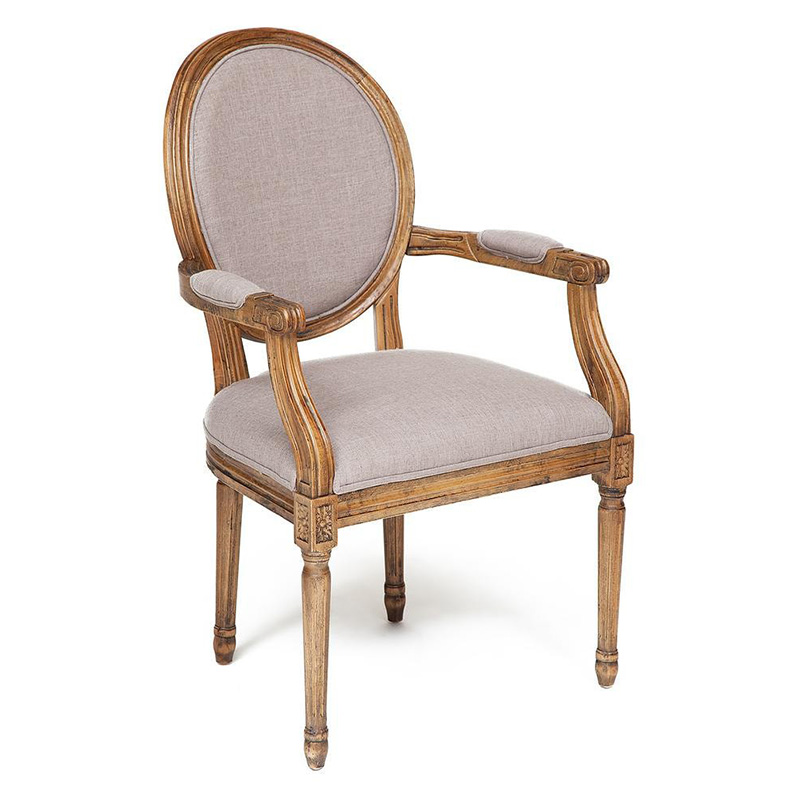 Стул French armchair Provence gray Серый Древесина Стул French armchair Provence gray Серый Древесина в Тюмени | Loft Concept