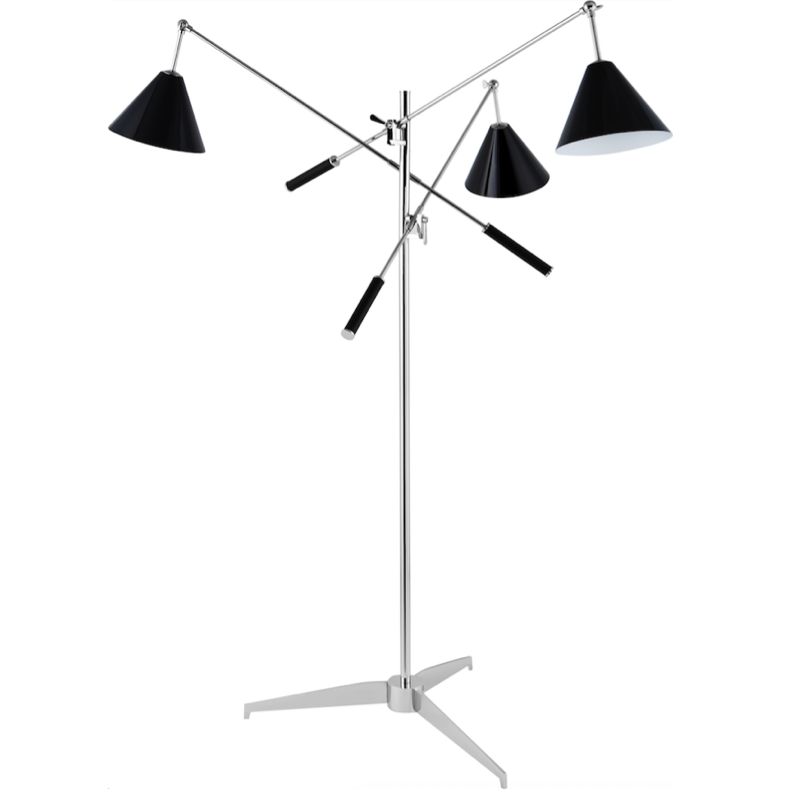 Торшер Stilnovo FLOR LAMP Черный Хром Торшер Stilnovo FLOR LAMP Черный Хром в Тюмени | Loft Concept