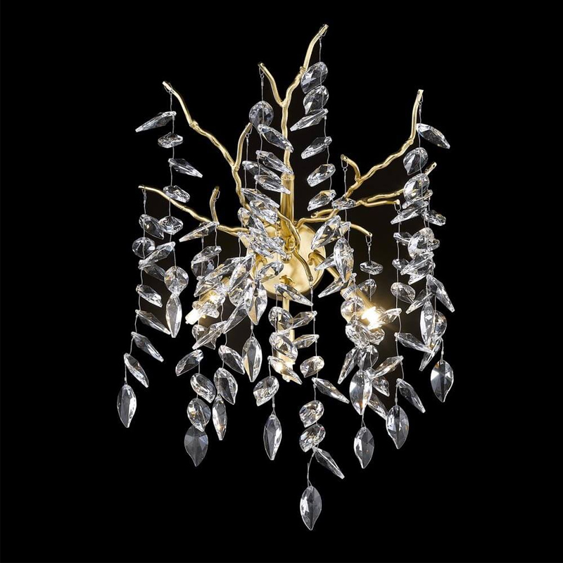 Бра Leaves Crystal Gold Золотой Бра Leaves Crystal Gold Золотой в Тюмени | Loft Concept