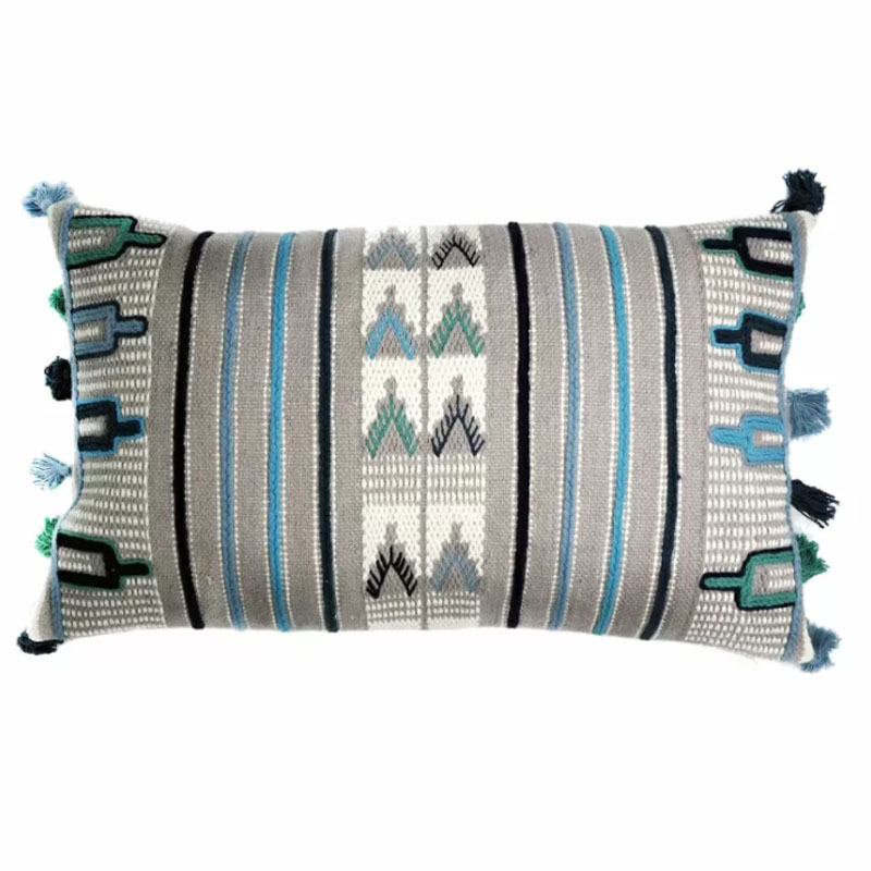 Чехол на подушку Blue Ikat Мульти Чехол на подушку Blue Ikat Мульти в Тюмени | Loft Concept