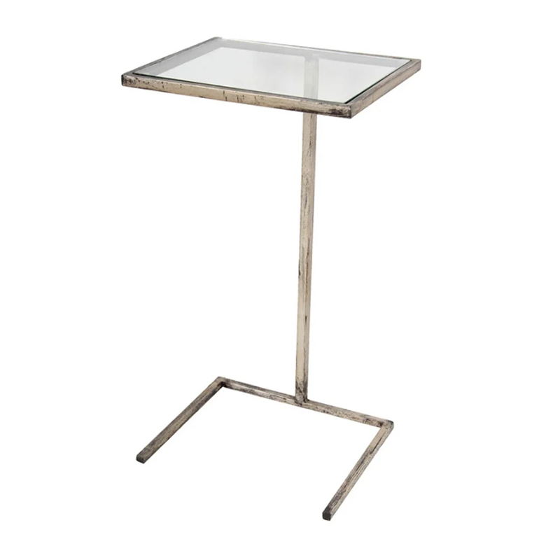 Приставной стол Side Table Прозрачный Хром Приставной стол Side Table Прозрачный Хром в Тюмени | Loft Concept