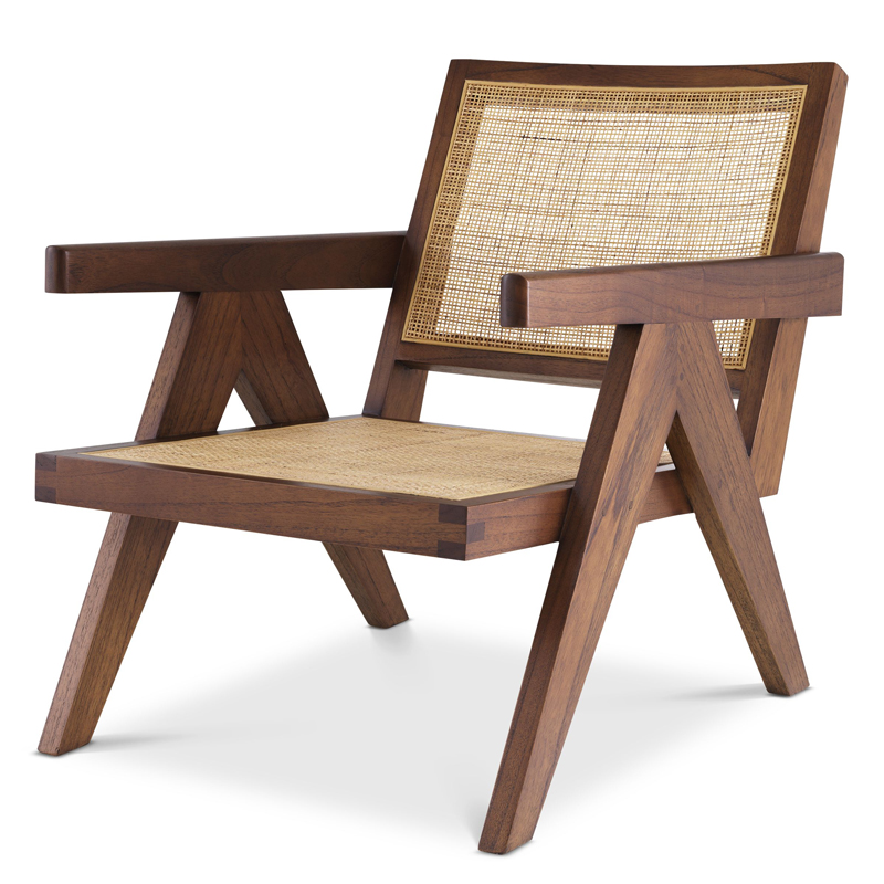Кресло Eichholtz Chair Aristide brown Коричневый Бежевый Кресло Eichholtz Chair Aristide brown Коричневый Бежевый в Тюмени | Loft Concept