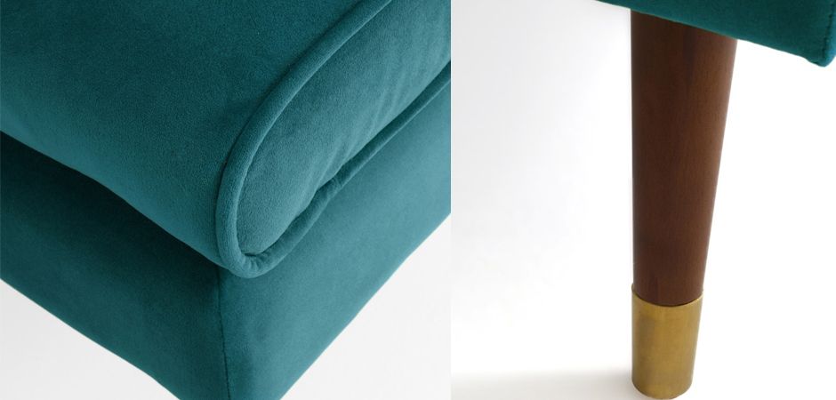 Пуф Classic Furniture сине-зеленый Пуф Classic Furniture сине-зеленый - Loft-Concept в Тюмени