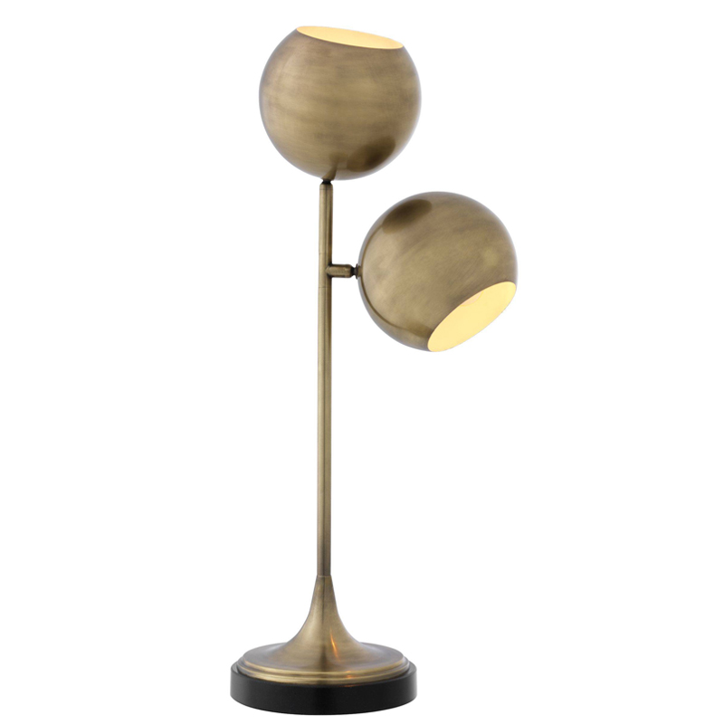 Настольная лампа Eichholtz Table Lamp Compton brass Латунь Античная полированная Черный Настольная лампа Eichholtz Table Lamp Compton brass Латунь Античная полированная Черный в Тюмени | Loft Concept