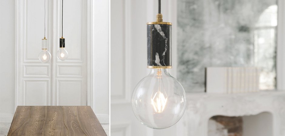 Подвесной светильник MARMOR GLANS Nero Подвесной светильник MARMOR GLANS Nero - Loft-Concept в Тюмени