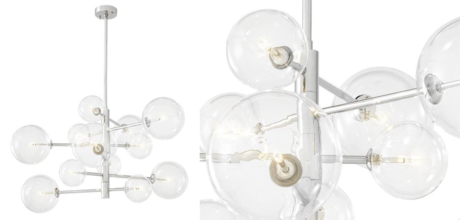 Люстра Chandelier Argento S Nickel - Loft-Concept в Тюмени