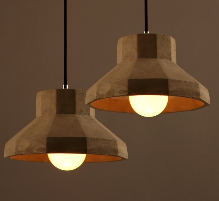 Подвесной светильник Art Concrete Aubergine  в Тюмени | Loft Concept 