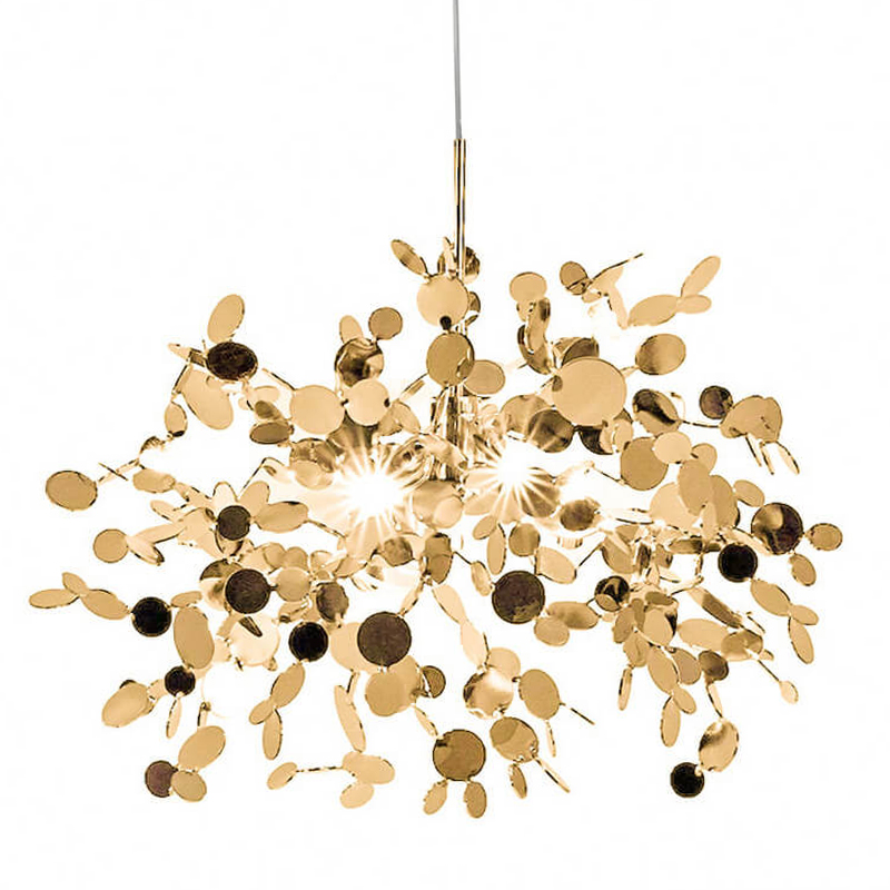 Люстра Terzani Argent Suspension Gold Pendant Lamp 85 Золотой Люстра Terzani Argent Suspension Gold Pendant Lamp 85 Золотой в Тюмени | Loft Concept