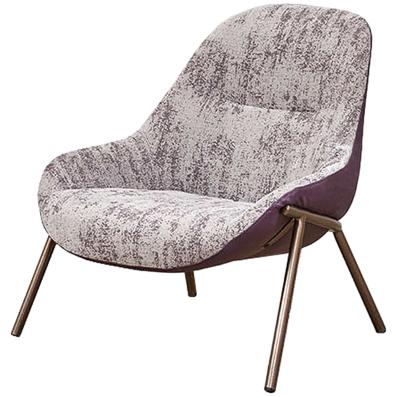 Кресло Nazario Chair Бронза Сиреневый Кресло Nazario Chair Бронза Сиреневый в Тюмени | Loft Concept