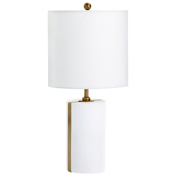 Настольная лампа Cyan Design Cylindro Table Lamp Белый Настольная лампа Cyan Design Cylindro Table Lamp Белый в Тюмени | Loft Concept