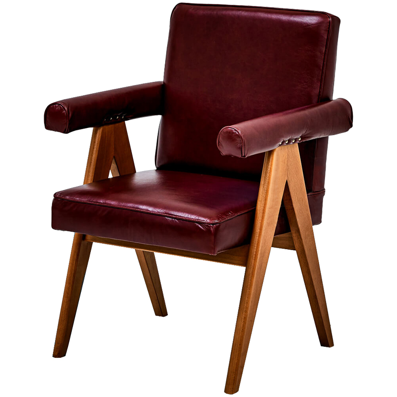 Стул Cherry Modern Chair Бургундский красный Древесина Стул Cherry Modern Chair Бургундский красный Древесина в Тюмени | Loft Concept